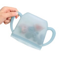 Snack-N-Seal Silicone Pouch - Ella Elephant (Mist Blue)